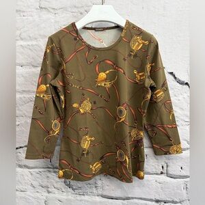 Polarn O. Pyret Green Cosmic Adventure Long Sleeve Tee